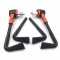 Hk- Universal Black Golden Red Adjustable Angle Cnc 7 8 Protector Proguard Pro Brake Clutch Levers Protect Guard For Suzuki Gsx 
