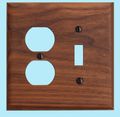 Switchplates Walnut Toggle Outlet Switch Plate 