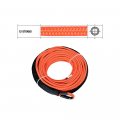 Astra Depot 50ft 1 4 Inch 7000lbs Orange Synthetic Winch Rope Rock Guard Heat For Atv Utv 4x4 Car Truck Protective Sleeve