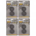Niche Brake Pad Set For Arctic Cat Cougar Bearcat Panther 440 550 Prowler 0702-264 Rear Semi-metallic 4 Pack