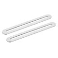 2pcs Adjustable Flat Mending Plate Support With Slot 6 1 X 0 75 Inch Stainless Steel Slotted Straight Brace Brackets For Wooden 