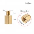 Uxcell M3x7mm 3mm Male-female Brass Hex Pcb Motherboard Spacer Standoff For Fpv Drone Quadcopter Computer Circuit Board 20pcs