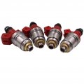 16600-86g10 1660086g10 Js21-1 35-80798i4 4x Fuel Injectors For Gmc Sonoma Nissan D21 Pickup 2 4l 16600-86g00