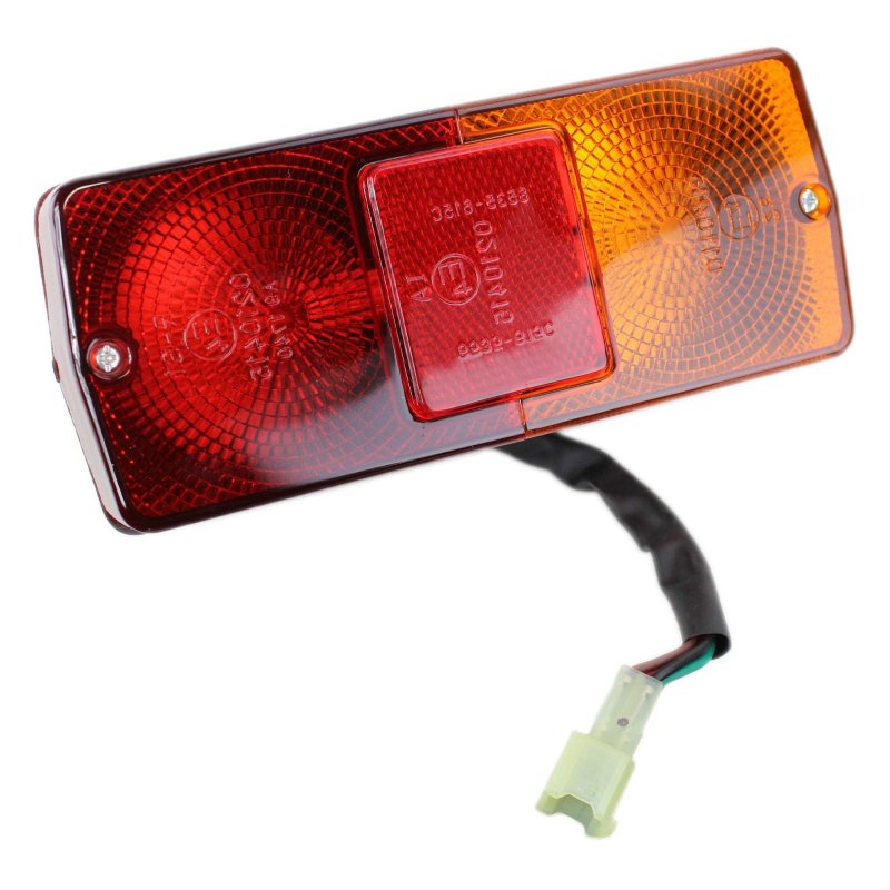 Rh Rear Light For Kubota L3240 L3940 M6040 M5140 M7040 Red Led Waterproof Assembly Replaces 3c081-75880 Right Side
