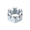 3 4 -16 Hexagon Slotted Nut Grade 6 8 Zinc-plated Carbon Steel Hex Nuts Good For Machinery Repairing Silver 1pcs 