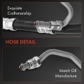 A-premium Power Steering Hose Pressure Return Line Assembly Compatible With Saturn Astra 2008 L4 1 8l 2-pc Set