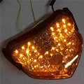 Smt-led Tail Light Compatible With Suzuki Gsx-r Gsxr 600 750 2004-2005 Gsxr1000 2005-2006 Clear B00rue4dum