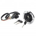 Fsfy Motorbike Ignition Switch With Fuel Gas Cap Motorcycle Electrical Fit For Kawasaki Ninja Zx6r Zzr600 Zx9r Zx7r Zx7rr