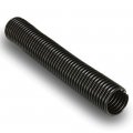 Electriduct 1 Nylon Wire Loom Split Conduit Slit Flexible Corrugated Tubing With Marker 300 Feet Black 
