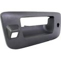 Aftermarket Fits 07-13 Silverado Sierra Rear Text Tailgate Bezel With Keyhole Rearview Camera 2014 2500 3500 Models 