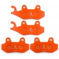 Httmt Brake Pad Compatible With Kawasaki Ex 250 R Ninja 08-12 300 13-16 Front Rear Carbon Fiber