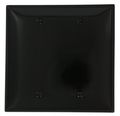 Leviton Pj23-e 2-gang No Blank Wallplate Midway Size Black 