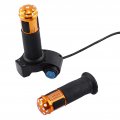 Ebike Throttle Twist 12-84v Electric Handle Mx650 Replacement Hand Bikebar Grips With Key Knock For 22mm Diameter Handle