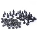 Minho M6-1 0 X 12mm Flange Head Bolts In Carbon Steel Material Flange Hexagon Screws Come With Nuts Black Oxide Finish Plated 