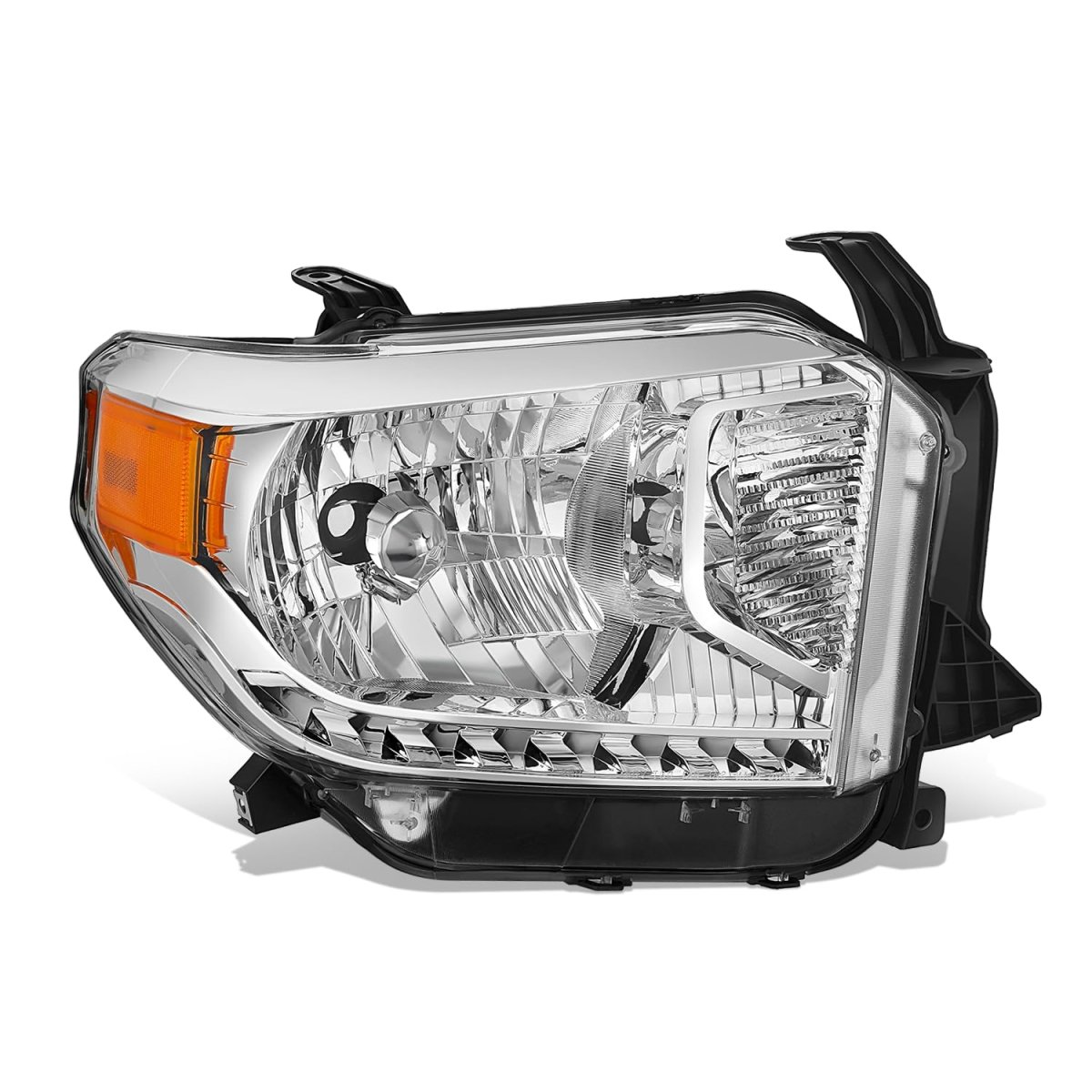 Passenger Right Side Headlight Assembly For 2014 2015 2016 2017 Toyota Tundra Halogen Headlamp Replacement To2503218 Chrome