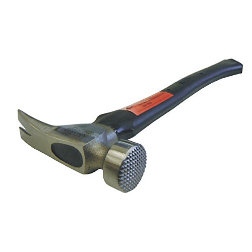 Valley Hmff-25c 25oz Framing Hammer With Black Curved Fiberglass Handle Pack Of 6