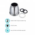 Dura Faucet Df-rk500-cp Rv Bell Style Spout Nut And Rings Replacement Kit For Kitchen Faucets Chrome Polished
