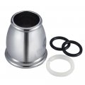 Dura Faucet Df-rk500-cp Rv Bell Style Spout Nut And Rings Replacement Kit For Kitchen Faucets Chrome Polished 