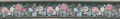 Brewster 418b019 Borders And More On-the-fence Mini-floral Wall Border 3-inch By 180-inch Brown 