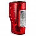 Ocpty Tail Light Assembly 1pcs Replacement For 2017-2019d F-250 Super Duty Ford For F-350 Chrome Housing Red Leny Tail Light