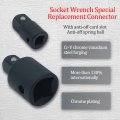 Universal Adjustable 3 Jaw Oil Filter Wrench Remover Tool Carbon Steel Car With 1 2 In Adapter And 8 Square Drive Socket Black
