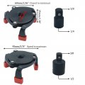 Universal Adjustable 3 Jaw Oil Filter Wrench Remover Tool Carbon Steel Car With 1 2 In Adapter And 8 Square Drive Socket Black