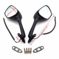 Httmt- Black Clear Integrated Classic Turn Signal Mirrors Compatible With 2006-2015 Suzuk Gsx-r 600 750 2001-2015 1000