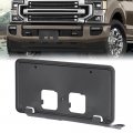 G-plus Front License Plate Bracket Compatible With Ford F250 F350 Super Duty 2020-2022 Lc3z-17a385-ab Black Holders