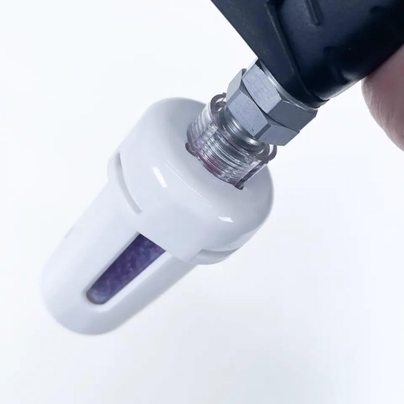 Compressed Air In-line Desiccant Filter Dryer For Spray Gun Or Pneumatic Tools Dfd-10 Pack Of 2