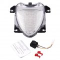 Mallofusa Motorcycle Integrated Taillight Led Brake Tail Light Compatible For Suzuki M109 R 2006 2007 2008 2009 Clear Len