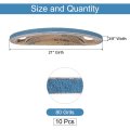 10pcs 3 8 X 21 Sanding Belts 80 Grits Zirconia Abrasive Belt Sander Paper Papers For Metal Alloy Wood Grinding Polishing Blue