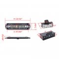 Astra Depot 20pcs Ultra Slim 10-led 30w Emergency Hazard Caution Surface Mount Strobe Light 8pcs Car Truck Grille Deck Dash