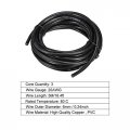 Uxcell Rvv Wire Cable Extension Cord Stranded Pvc Copper Electric Conductor 3 Core 20 Awg 5m 16 4ft Length