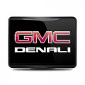 Ipick Image Compatible With Gmc Denali Uv Graphic Black Metal Face-plate On Abs Plastic 2 Inch Tow Hitch Cover