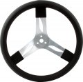 Quickcar Racing Products 68-001 Mount Steering Wheel With Black Rubber Grip 