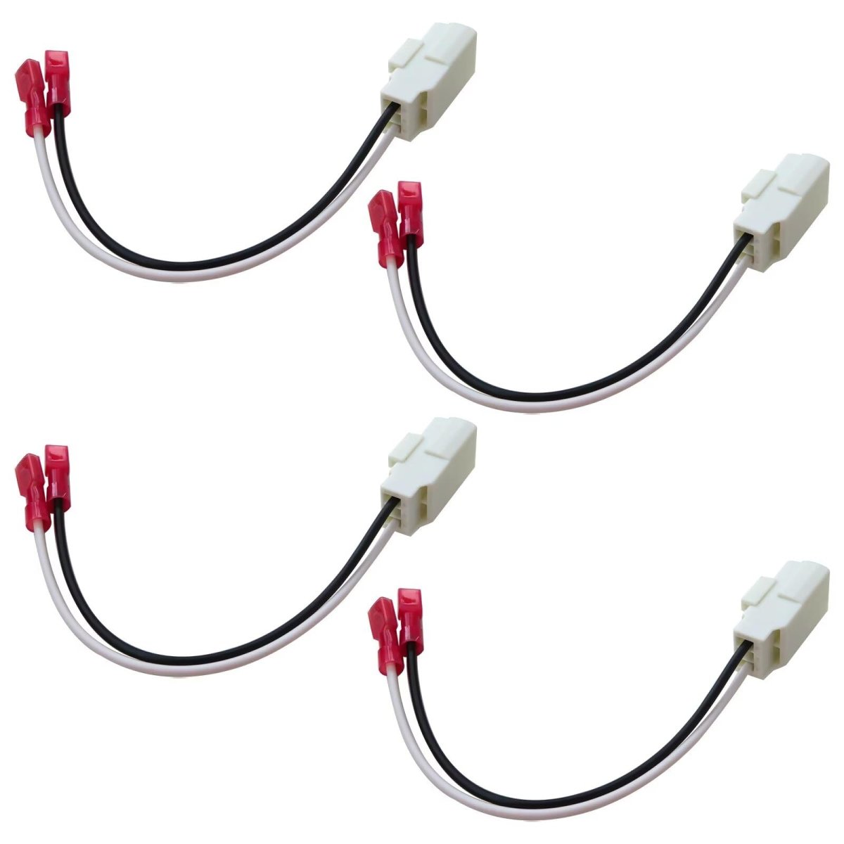 4x Front Rear Door Speaker Wire Harness Connector Plug For Dodge 2004-2019 Caravan