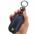 Cisui For Porsche Leather Key Fob Cover Withchain Key Shell 2020-2021 Panamera Cayenne-blue 