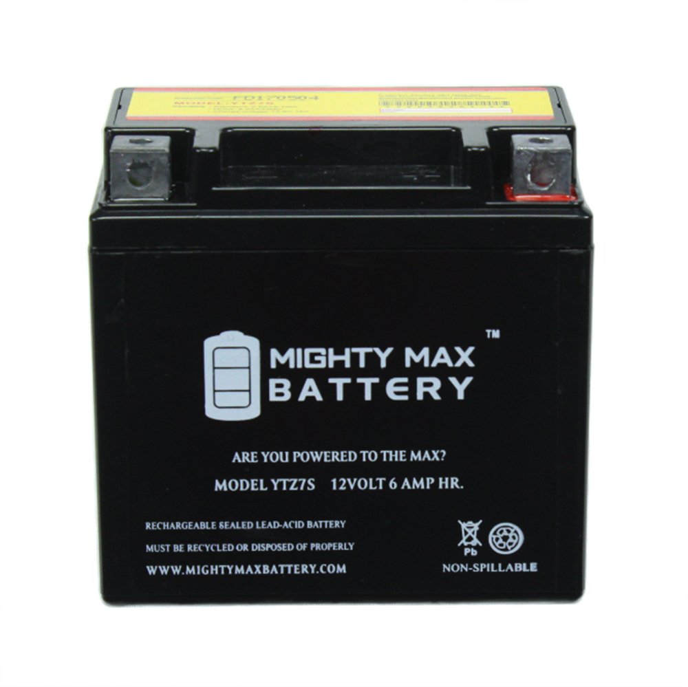 Mighty Max Battery Ytz7s 12v 6ah For E-ton 50 All Models A 04-a 05 Brand Product
