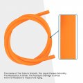Goofit Orange Tubing Carburetor Fuel Tube Petrol Hose Vent Line For Atv Dirt Bike Go Kart Moped Pocket