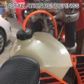 Goofit Orange Tubing Carburetor Fuel Tube Petrol Hose Vent Line For Atv Dirt Bike Go Kart Moped Pocket