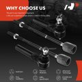 A-premium Set Of 4 Front Inner Outer Tie Rod End Kit Compatible With Ford Mustang 1994-2004