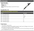 Front Power Steering Rack For 2007-2012 Nissan Altima Excludes Hybrid Models