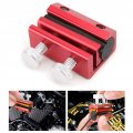 Motorcycle Cable Lubricator Dual Oiler Luber Lubricant Tool Aluminium Rubber For Atv Scooter Bike Red
