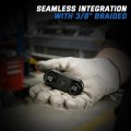 Foruly Premium 6an Transmission Cooler Adapter Plate Cnc-machined For Gm 6l80e 6l90e 8l90e Corrosion-resistant Black Finish