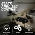 Foruly Premium 6an Transmission Cooler Adapter Plate Cnc-machined For Gm 6l80e 6l90e 8l90e Corrosion-resistant Black Finish