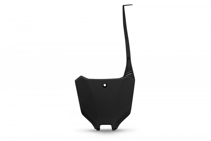 Ho05607-001 Front Number Plate Black Powder Coated Universal Fit Fenders 23 In X 12 3