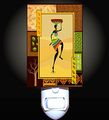 African Collage Decorative Night Light 