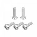 Uxcell M6x22mm Torx Security Machine Screws 5pcs 316 Stainless Steel Pan Head Tamper Proof Screw Fasteners Bolts