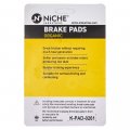 Niche Brake Pad Set For Suzuki Boulevard 59102-33880 59302-33870 69100-10850 Front Rear Organic