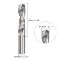 Uxcell Solid Carbide Drill Bits 7 9mm C2 K20 Tungsten Jobber Straight Shank Drilling Tool For Stainless Steel Aluminum Iron